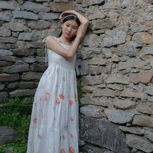 Orchid Whisper Tiered Dress