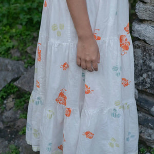 Orchid Whisper Tiered Dress