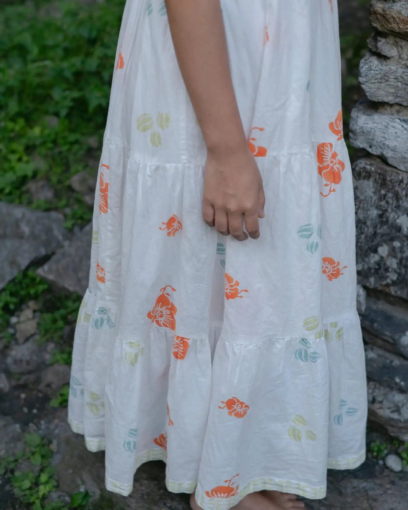 Orchid Whisper Tiered Dress
