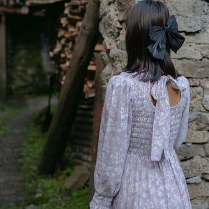 Shadowbloom Midi Length Dress (Lilac)