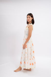 Orchid Whisper Tiered Dress